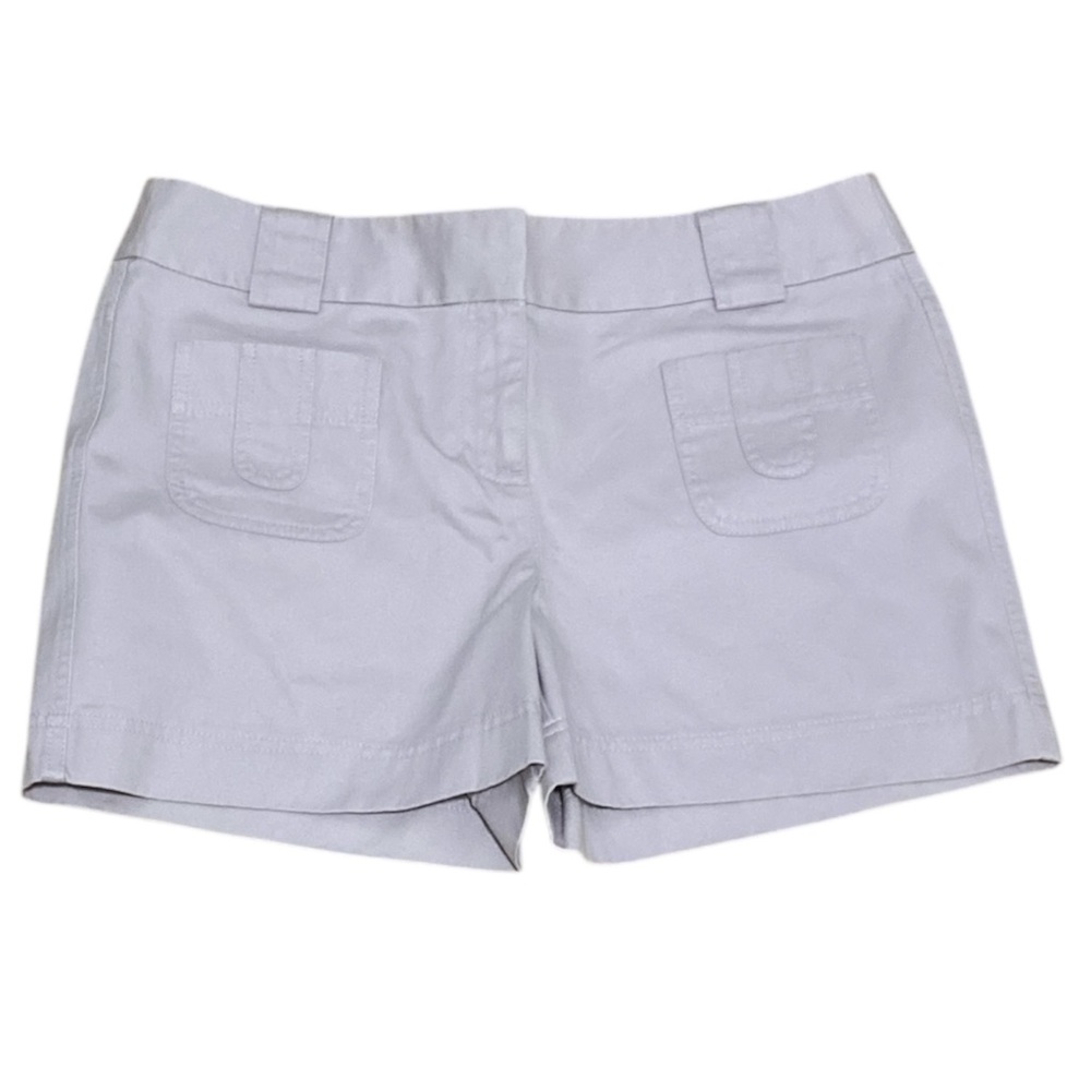 Ann Taylor LOFT light purple lavender cotton twill shorts